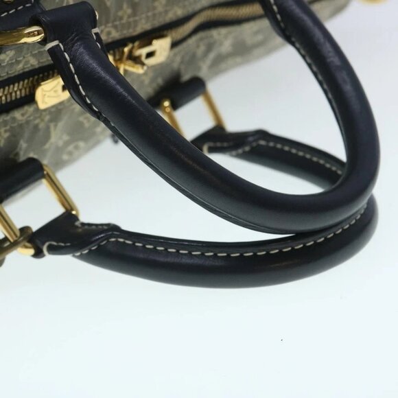 LOUIS VUITTON Monogram Idylle Speedy Voyage Boston Bag Navy M56706 LV Auth 29508 - Picture 9 of 15